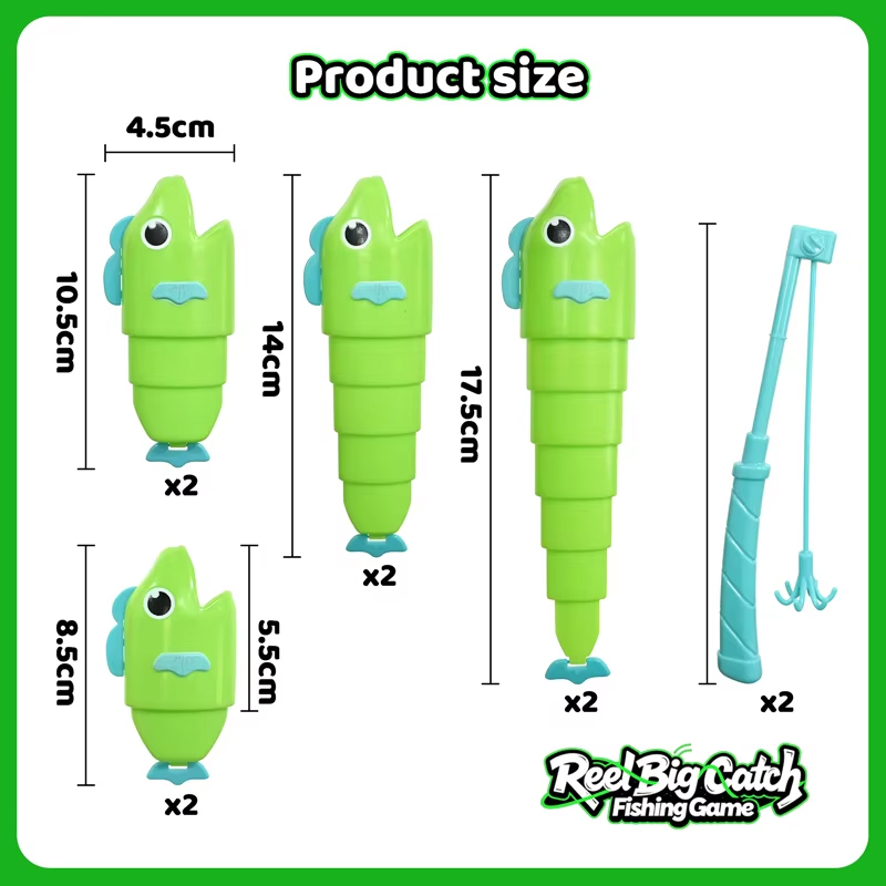 1-2 Player Competitive Fishing - đánh giá và giá Fishing Rod Telescopic