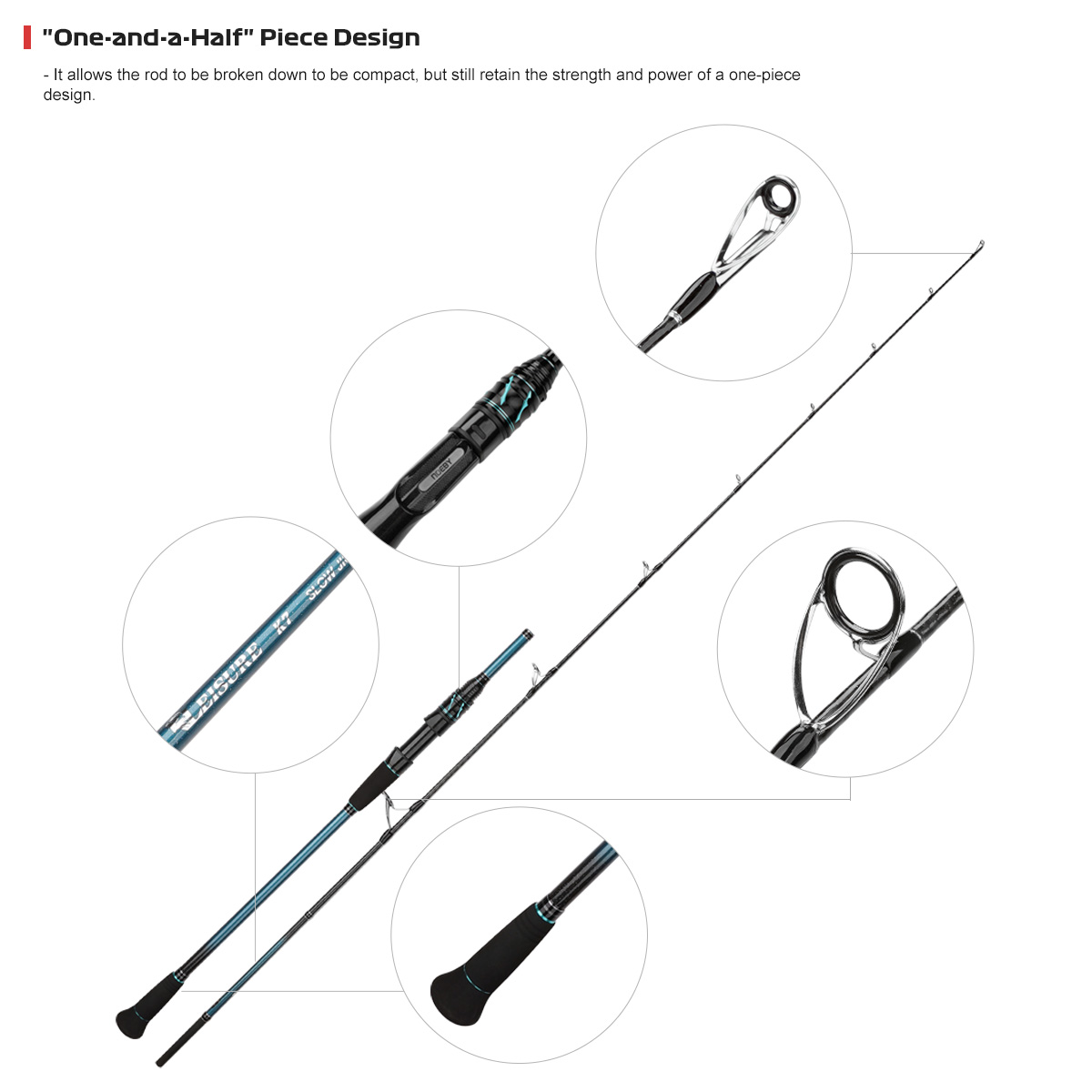 NOEBY K7 Slow Pitch Jigging Ro - đánh giá và giá Fishing Rod Surf